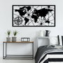 Wallity World Map Large 2 Negro